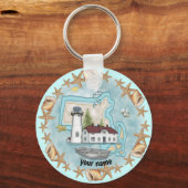 マサチューズシェルズライトハウス キーホルダー (正面)