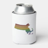 マサチューズレインボーゲイプライド 缶クーラー (缶正面)