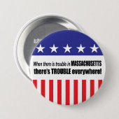 マサチューセッツに悩みが…ある時 缶バッジ (正面&裏面)