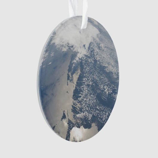 マサチューセッツの海岸線のSunglint。 オーナメント (正面)