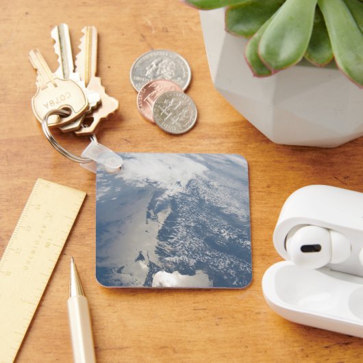 マサチューセッツの海岸線のSunglint。 キーホルダー (デスク)