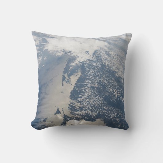 マサチューセッツの海岸線のSunglint。 クッション (正面)