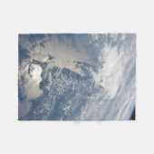 マサチューセッツの海岸線のSunglint。 フリースブランケット (正面(横))