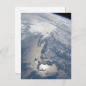 マサチューセッツの海岸線のSunglint。 ポストカード (正面/裏面)