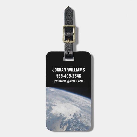 マサチューセッツの海岸線のSunglint。 ラゲッジタグ (正面縦)