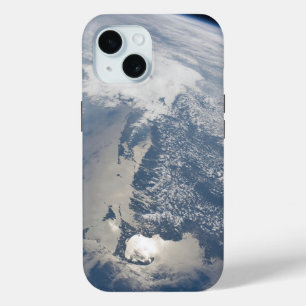 マサチューセッツの海岸線のSunglint。 iPhone 15ケース