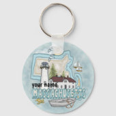 マサチューセッツの灯台 キーホルダー (正面)