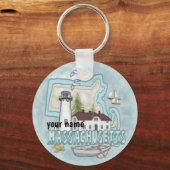 マサチューセッツの灯台 キーホルダー (正面)