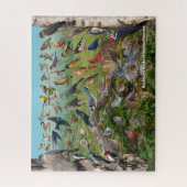 マサチューセッツの裏庭の鳥 ジグソーパズル (縦)