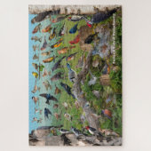 マサチューセッツの裏庭の鳥 ジグソーパズル (縦)