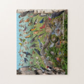 マサチューセッツの裏庭の鳥 ジグソーパズル (縦)