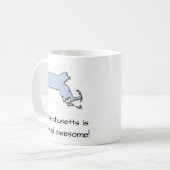 マサチューセッツは悪賢い素晴らしいです! コーヒーマグカップ (正面左)