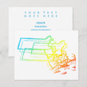 マサチューセッツぼやけル 招待状 (正面/裏面)