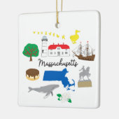 マサチューセッツオーナメント セラミックオーナメント (左)