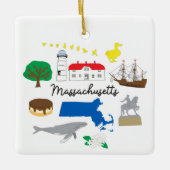 マサチューセッツオーナメント セラミックオーナメント (正面)