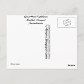 マサチューセッツゲイヘッドライトハウス ポストカード (裏面)