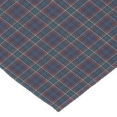 マサチューセッツタータンチェックの連邦 ショートテーブルランナー (コーナー)