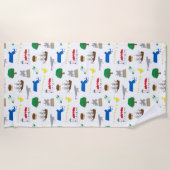 マサチューセッツビーチタオル ビーチタオル (正面)