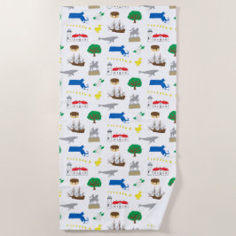 マサチューセッツビーチタオル ビーチタオル