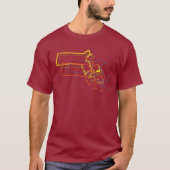 マサチューセッツプライドぼやけ Tシャツ (正面)