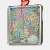 マサチューセッツロードアイランドアンドコネチカット メタルオーナメント (左)