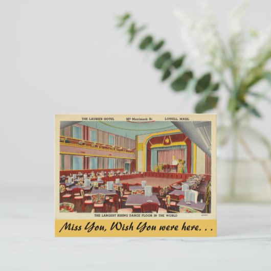 マサチューセッツローリエホテルローエル ポストカード (スタンド正面)