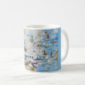 マサチューセッツ地図マグ コーヒーマグカップ (正面右)