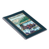 マサチューセッツ川ラフティングシーン ノートブック (右側)