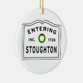 マサチューセッツ州に入る セラミックオーナメント (右)