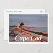 マサチューセッツ州の州都ケープコッドポストカード ポストカード (正面/裏面)