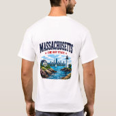 マサチューセッツ州の沿岸遺産 Tシャツ (裏面)