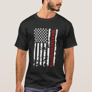 マサチューセッツ州の男性と女性 Tシャツ