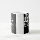 マサチューセッツ州の脳がん啓発 コーヒーマグカップ (中央)