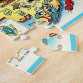 マサチューセッツ州はがきマップジグソーパズル ジグソーパズル (側面)