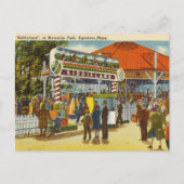 マサチューセッツ州アガワム、キッディランドリバーサイドパーク ポストカード (正面)