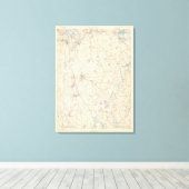 マサチューセッツ州アビントン キャンバスプリント (インサイチュ (ウッドフロア))