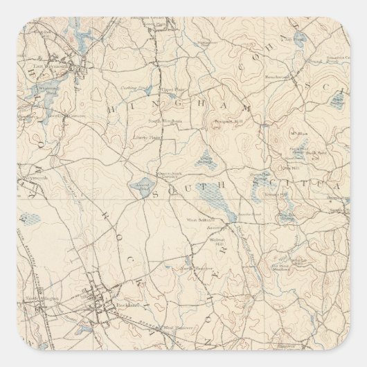 マサチューセッツ州アビントン スクエアシール (正面)