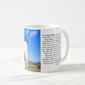 マサチューセッツ州イーストチョップライトハウス コーヒーマグカップ (正面右)