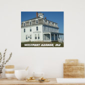 マサチューセッツ州ウェストポートハーバー ポスター (キッチン)