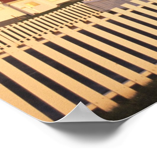 マサチューセッツ州ウッズホールのノブスカ・ライト・ハウス ポスター (角)