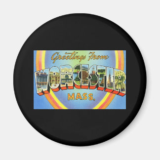 マサチューセッツ州ウースターからの挨拶 マグネット