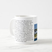 マサチューセッツ州エドガータウンライトハウス コーヒーマグカップ (正面左)