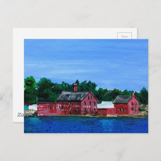 マサチューセッツ州グロスターからのご挨拶 ポストカード (正面/裏面)