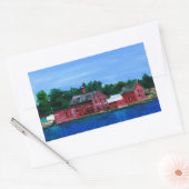 マサチューセッツ州グロスターからのご挨拶 長方形シール (封筒)