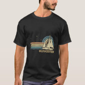 マサチューセッツ州グロスターのセーリングバケーション ボーティング Tシャツ (正面)