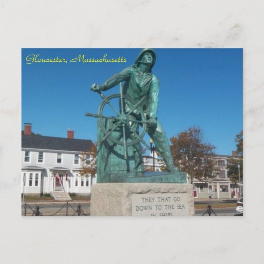 マサチューセッツ州グロスターはがき ポストカード (正面)
