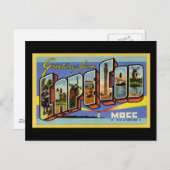 マサチューセッツ州ケープコッドからの挨拶 ポストカード (正面/裏面)