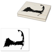 マサチューセッツ州ケープコッドの地図 ラバースタンプ (押印)