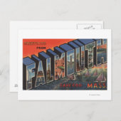 マサチューセッツ州ケープコッド(ファルマス) ポストカード (正面/裏面)