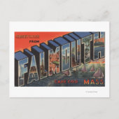 マサチューセッツ州ケープコッド(ファルマス) ポストカード (正面)